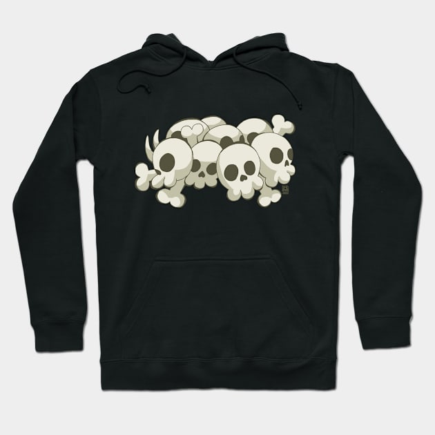 Cutie Bones Hoodie by Von Plundercat